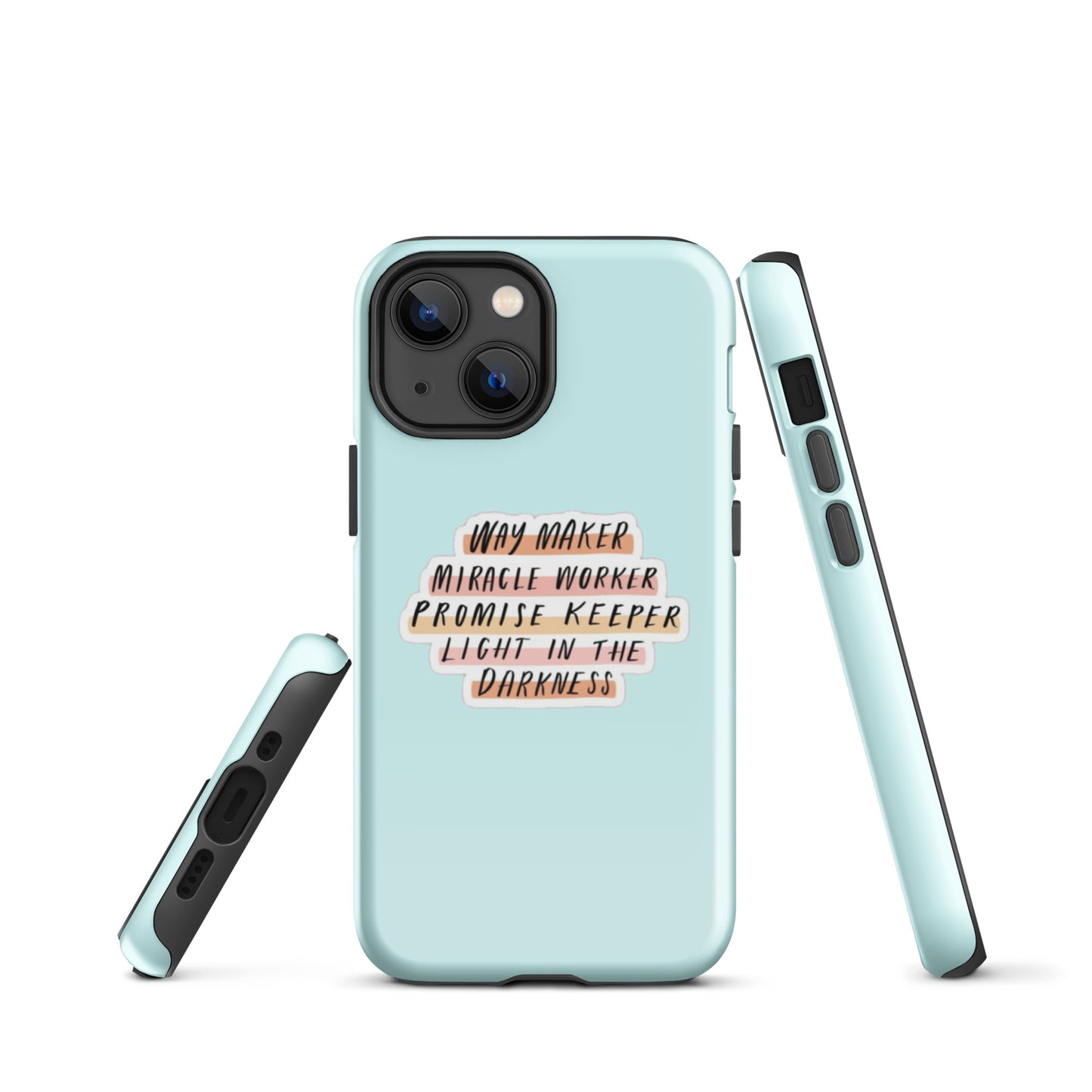 Way Maker iPhone® 11 - 15 Case (Light Cyan)