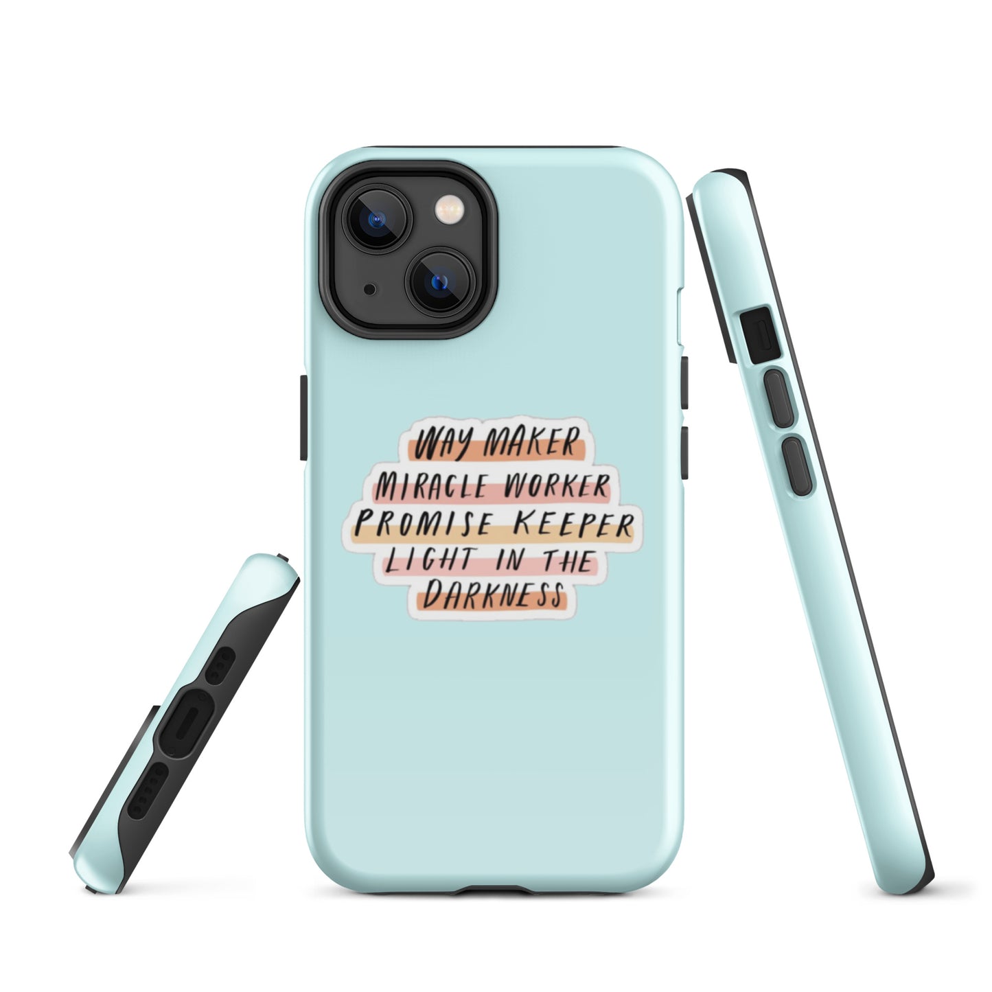 Way Maker iPhone® 11 - 15 Case (Light Cyan)