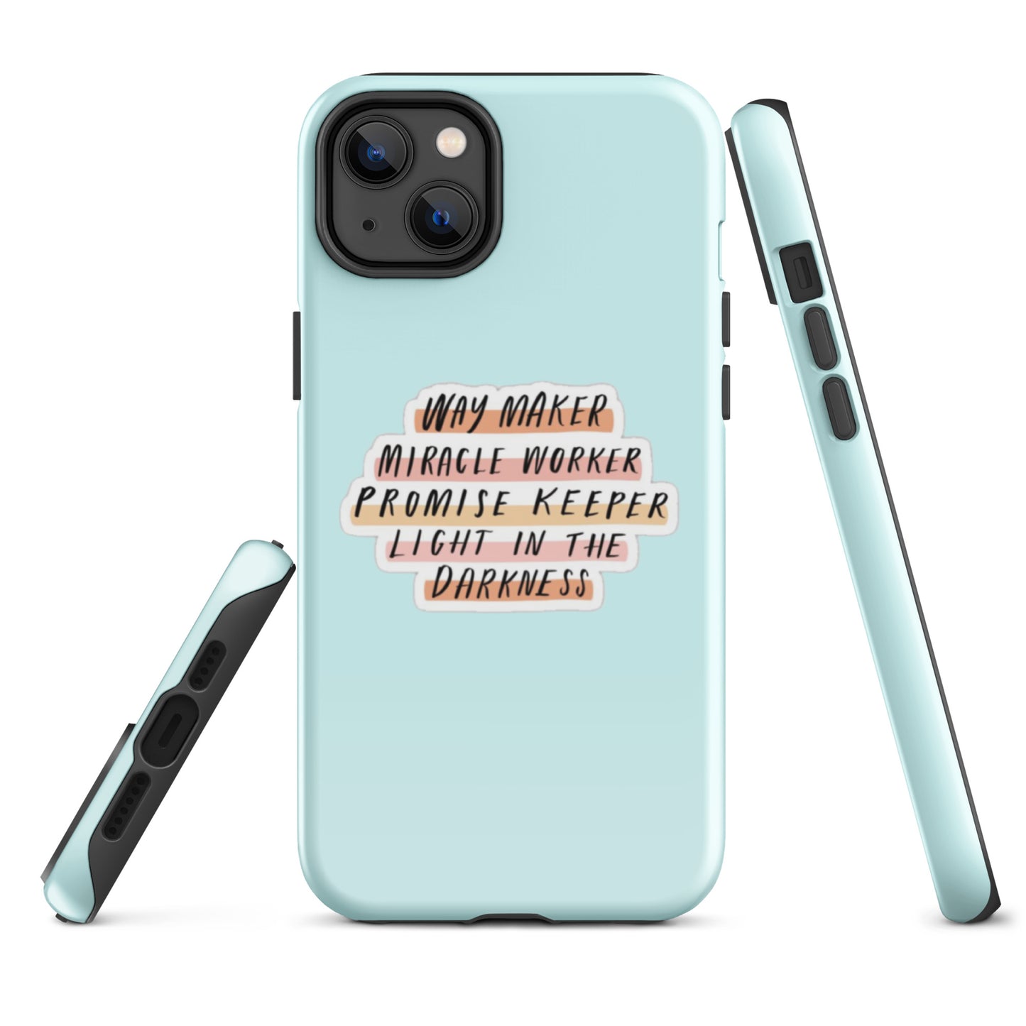 Way Maker iPhone® 11 - 15 Case (Light Cyan)