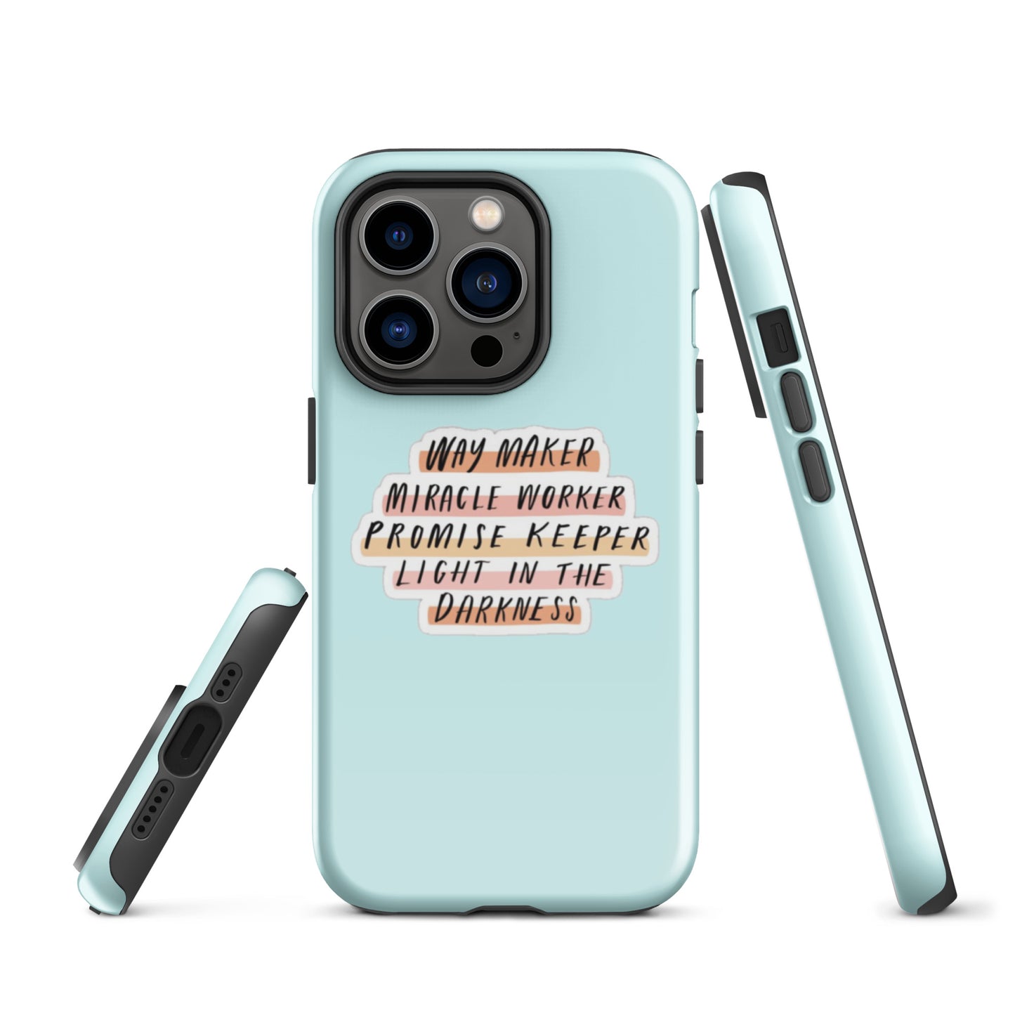 Way Maker iPhone® 11 - 15 Case (Light Cyan)