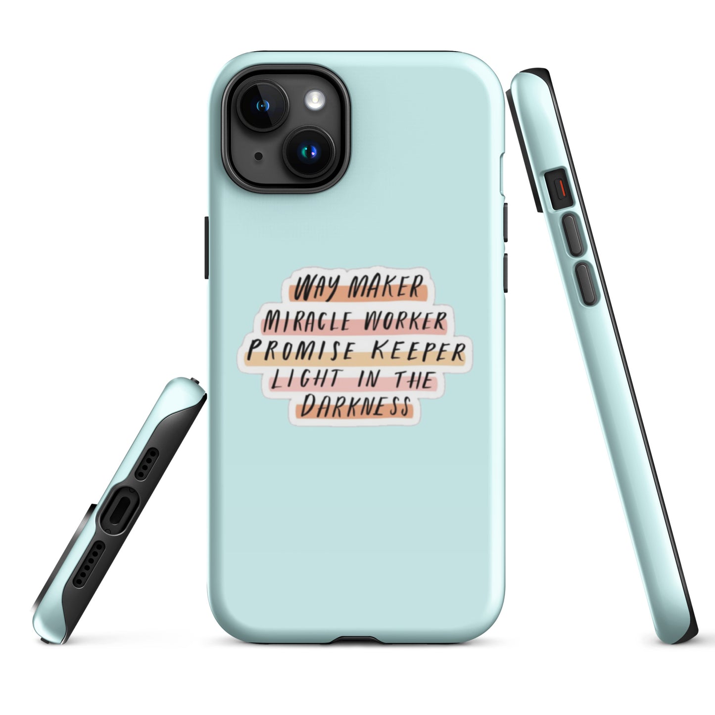 Way Maker iPhone® 11 - 15 Case (Light Cyan)