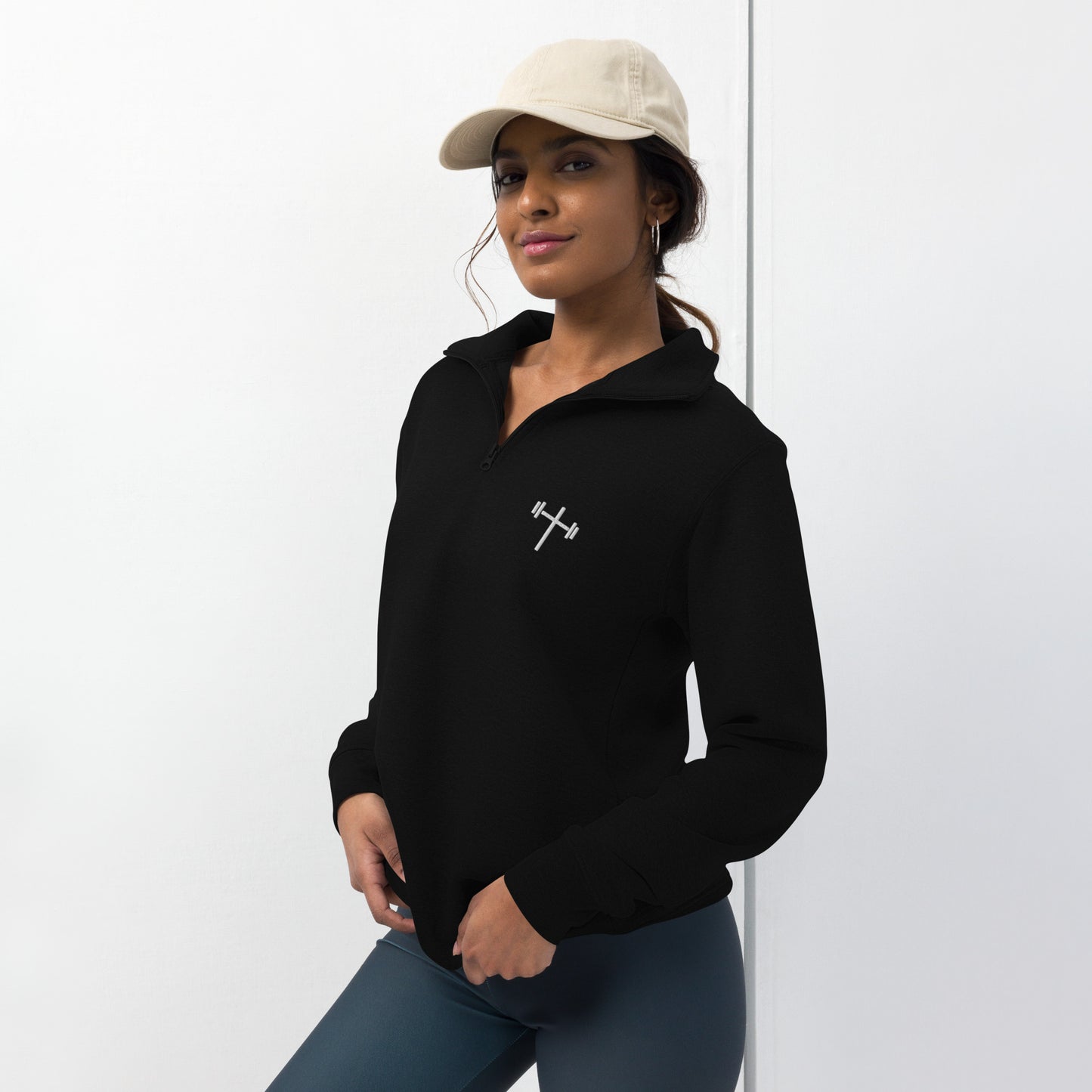 Cross & Barbell Fleece Pullover