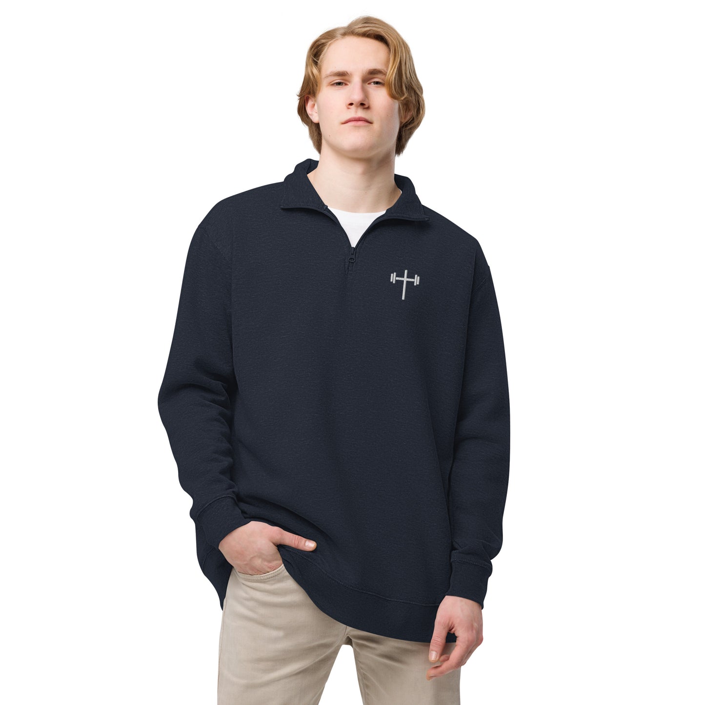 Cross & Barbell Fleece Pullover