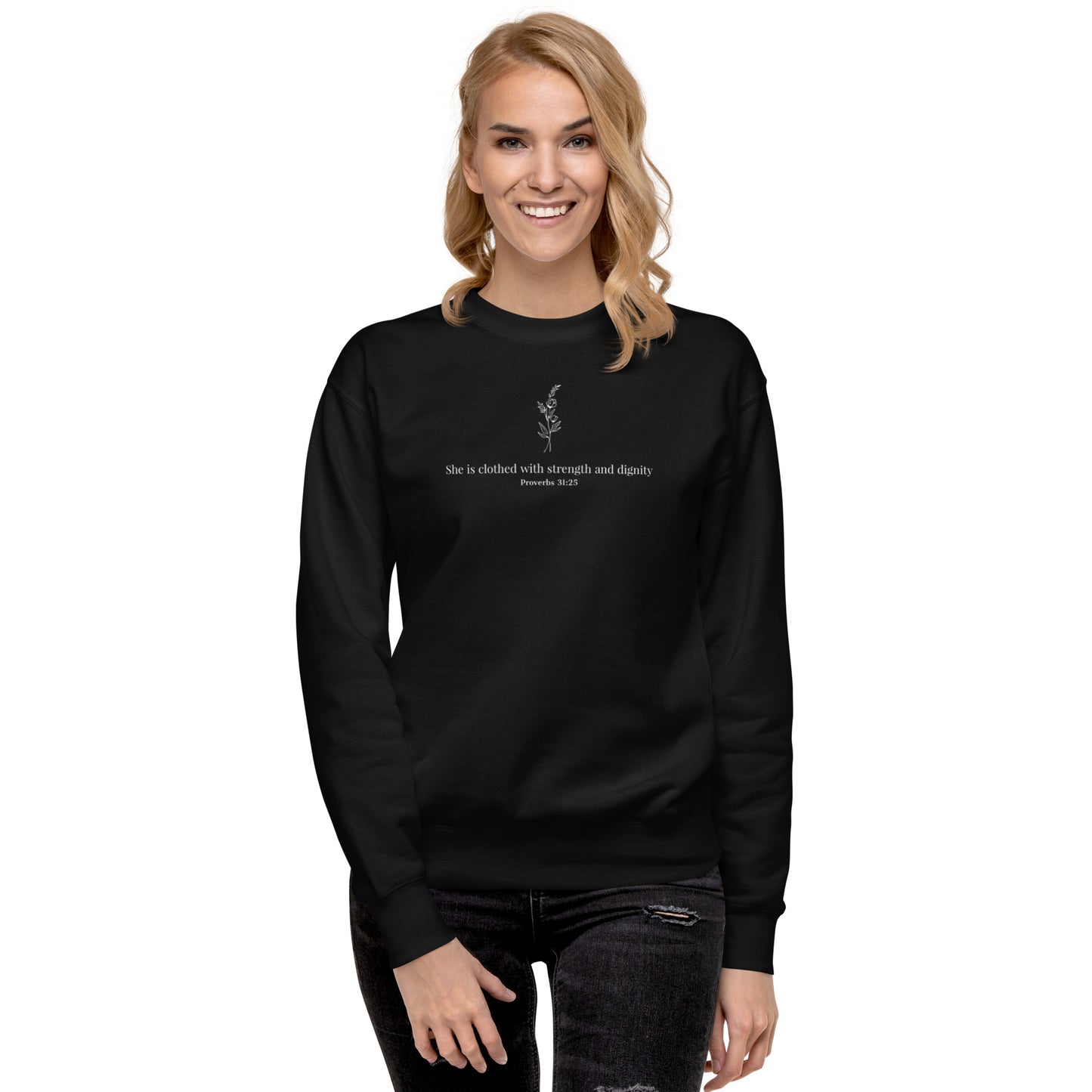 Strength & Dignity Crewneck Sweatshirt