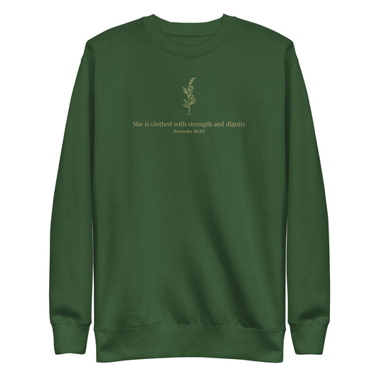 Strength & Dignity Crewneck Sweatshirt